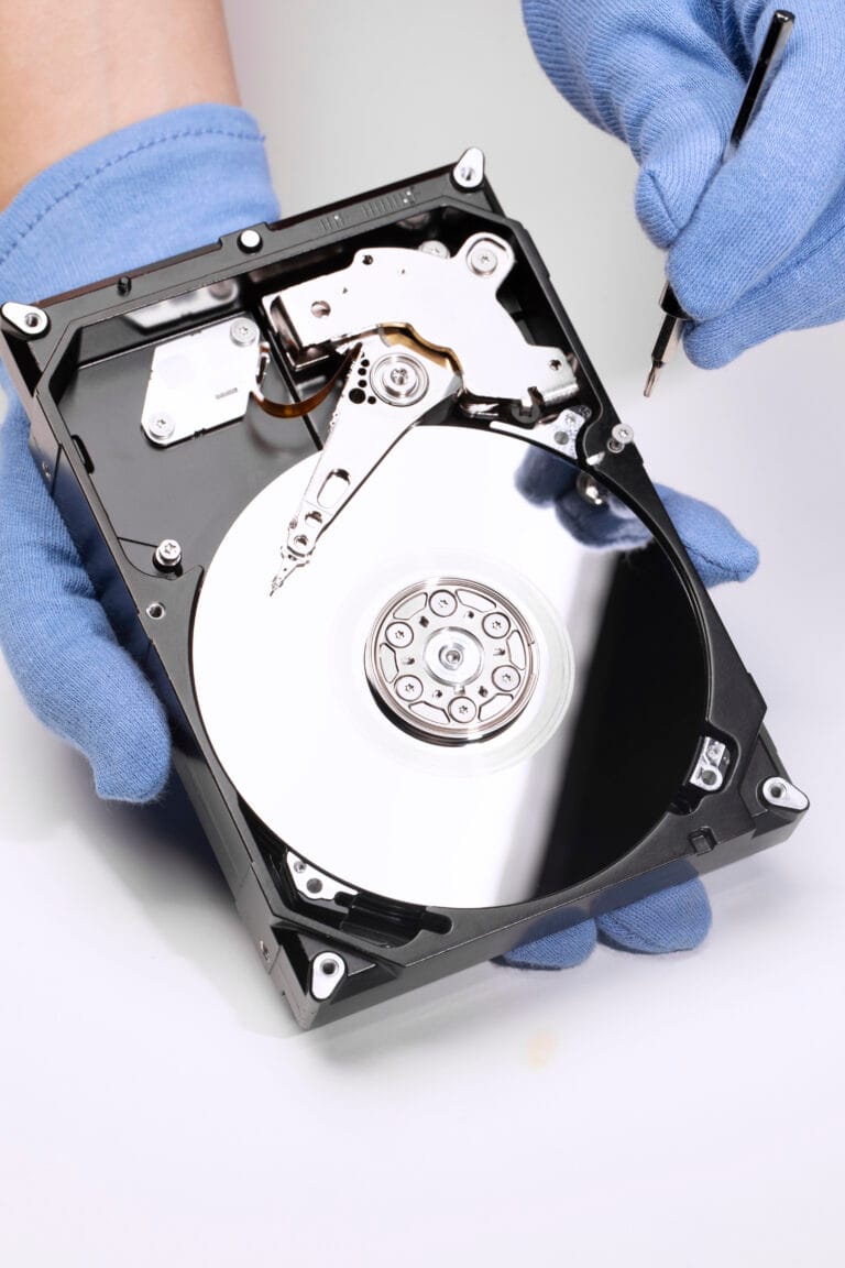 restoring lost files from a hard drive